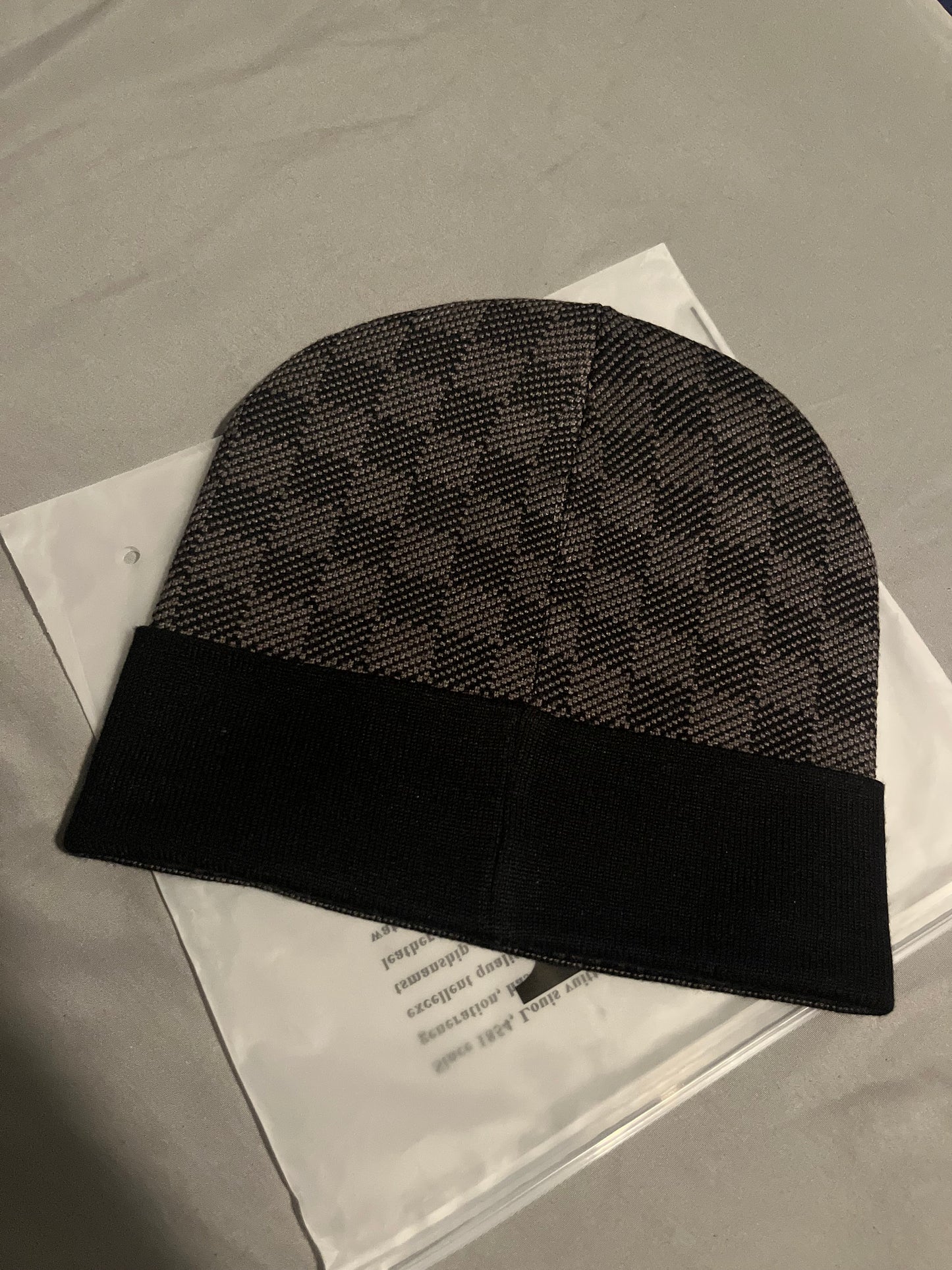 Men’s Louis Vutton Beanie|Black and Grey |Brand new