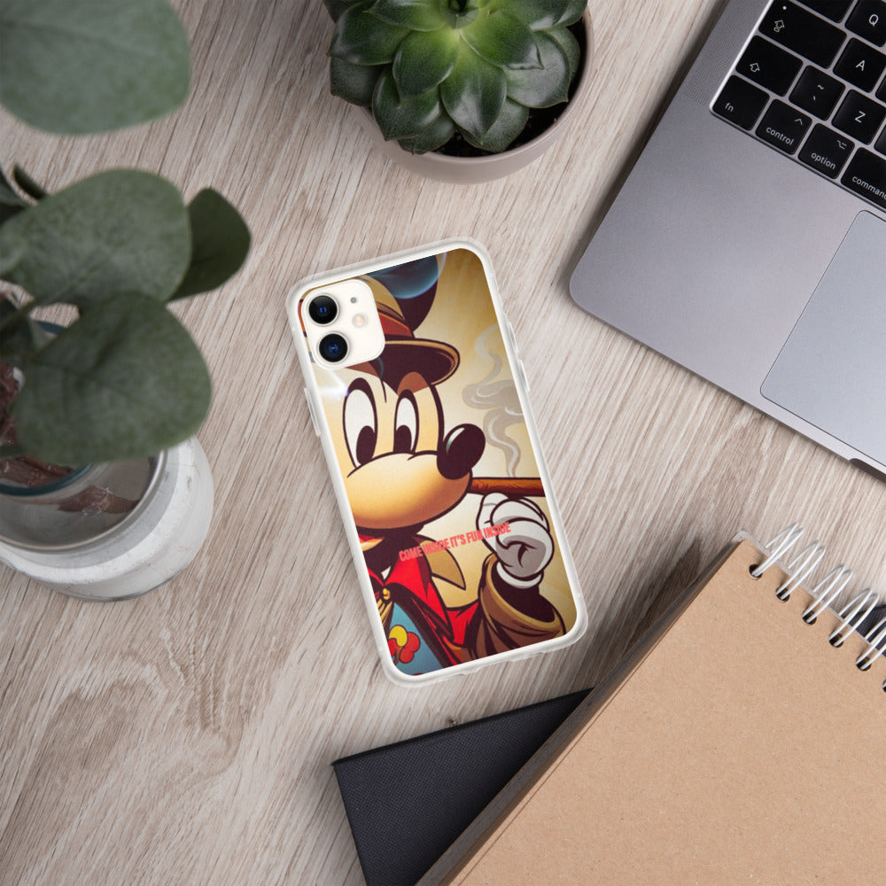 Simple iPhone case Mickey Mouse design