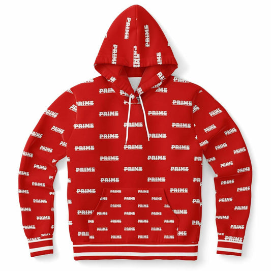 Athletic Hoodie - AOP All red Prime design