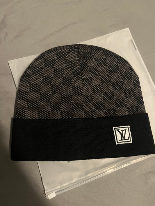 Men’s Louis Vutton Beanie|Black and Grey |Brand new