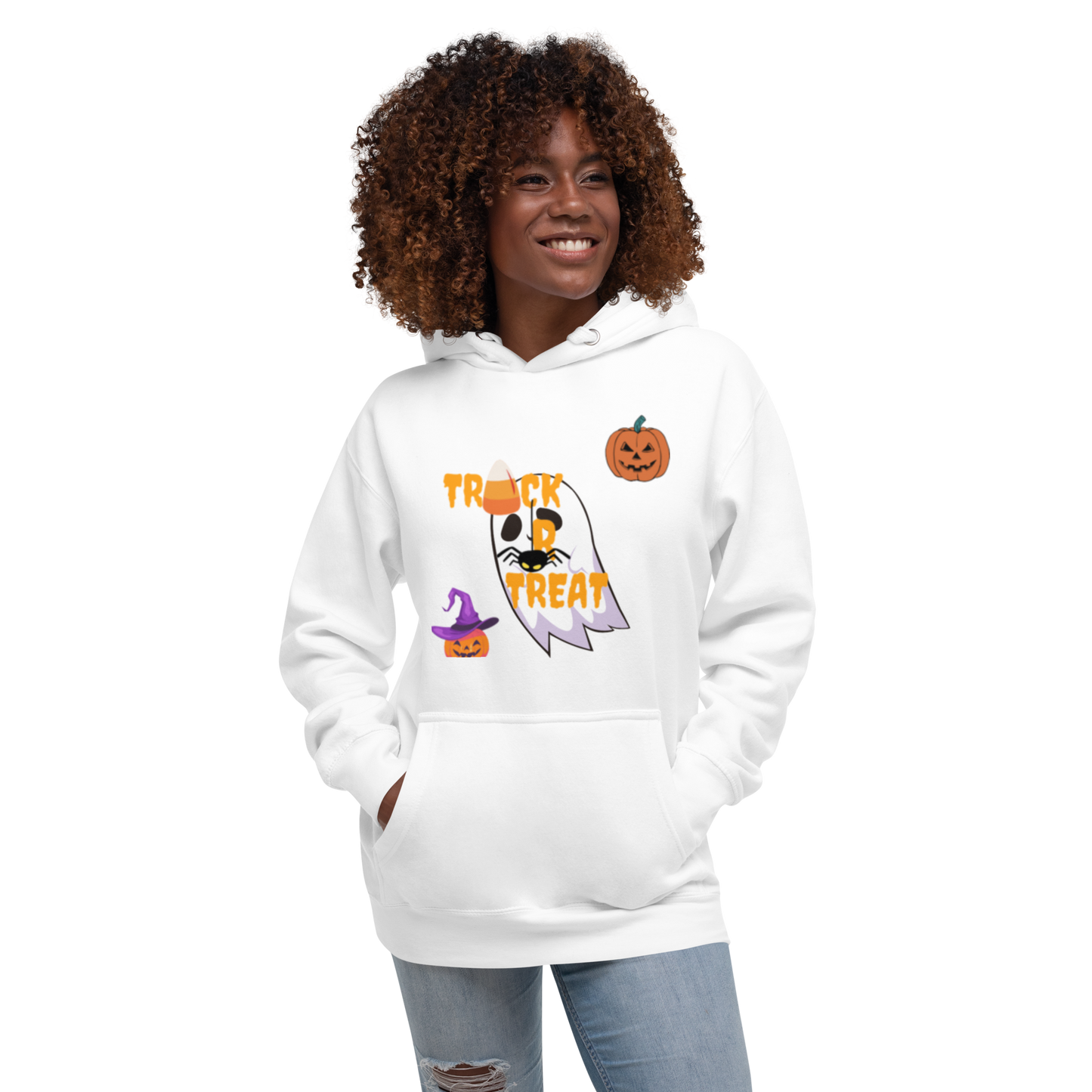 All black Trick R Treat hoodie(Halloween edition)