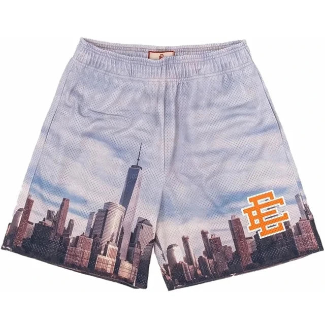 Eric Emanuel EE Basic Shorts NEW men's casual shorts fitness sports pants summer gym workout Men Classic GYM Mesh Shorts