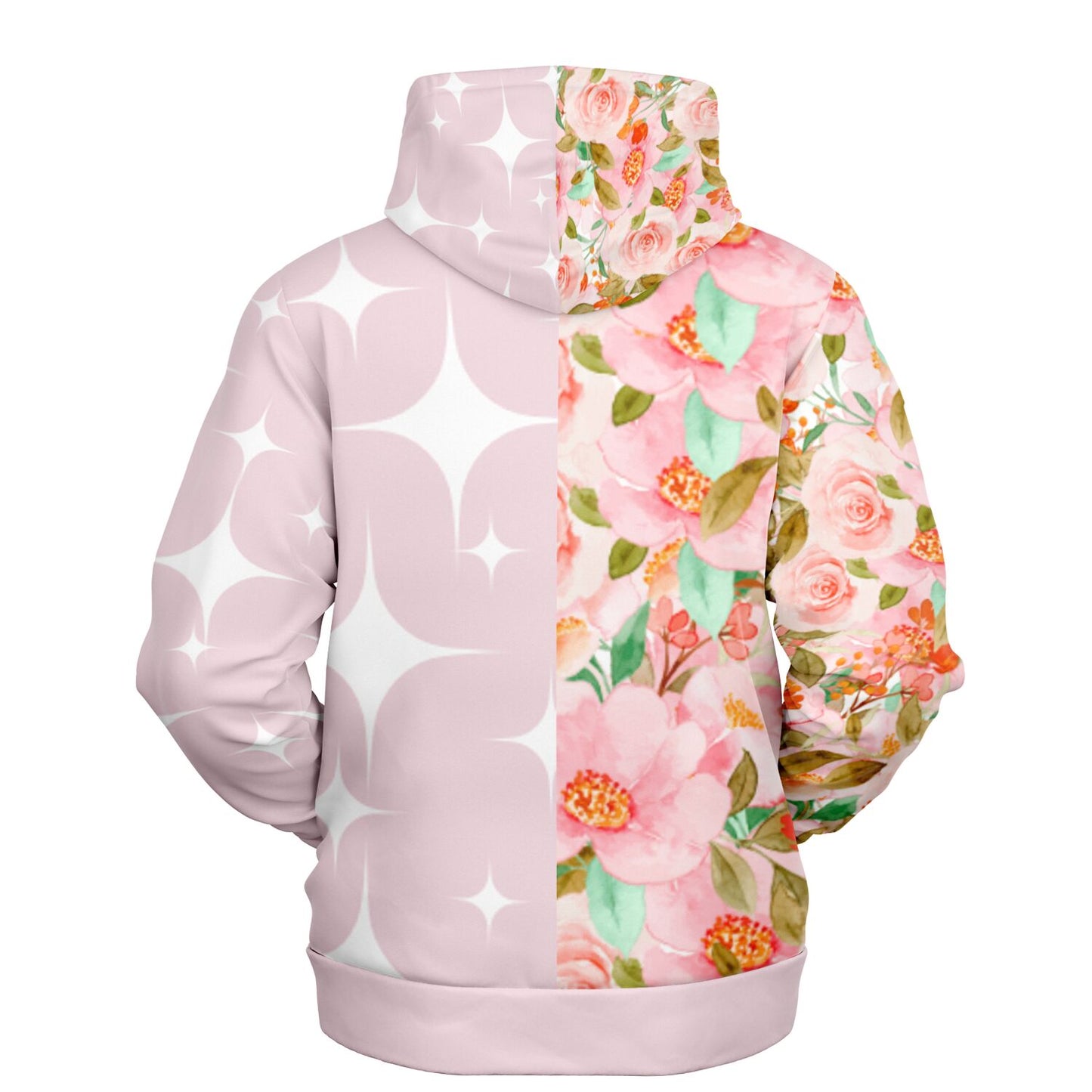 Athletic Hoodie - AOP Flowers&Stars