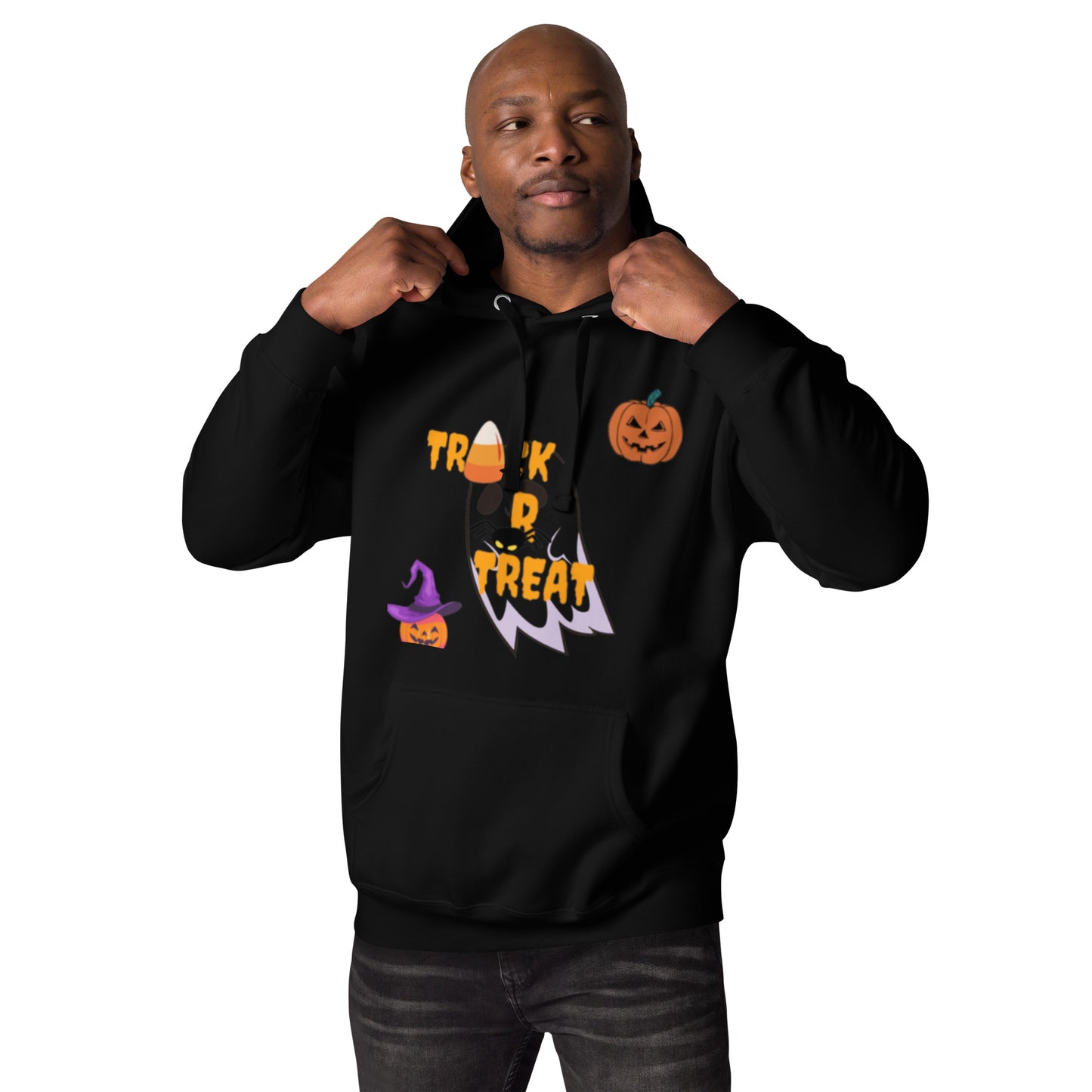 All black Trick R Treat hoodie(Halloween edition)