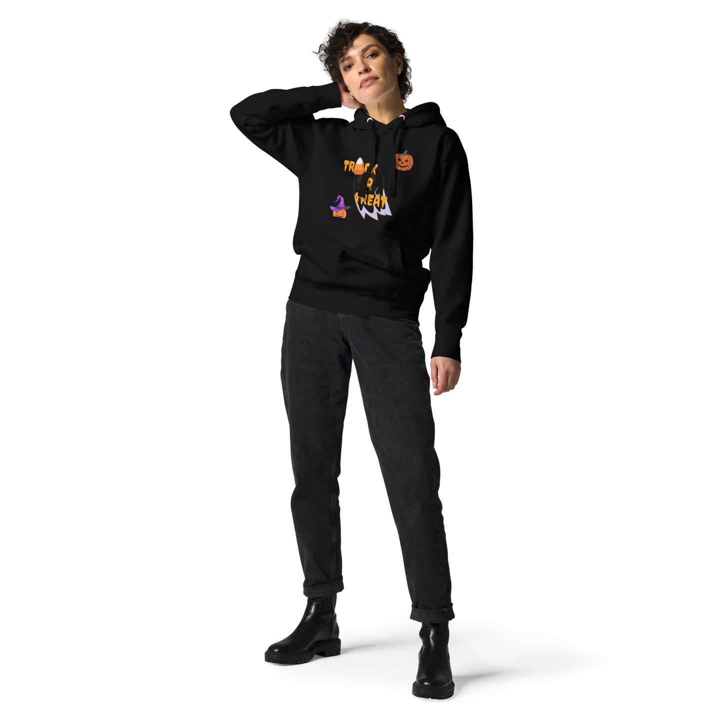 All black Trick R Treat hoodie(Halloween edition)